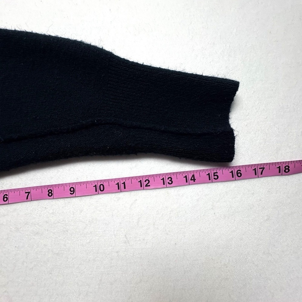 FREE PEOPLE Women Turtleneck Oversized Long Sleeve Sweater Sz XS Black 55-7 - Picture 10 of 14